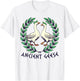 Greek Mythology Silly Goose Meet Me In Greece Ancient Geese T-Shirt - T-Shirt | White