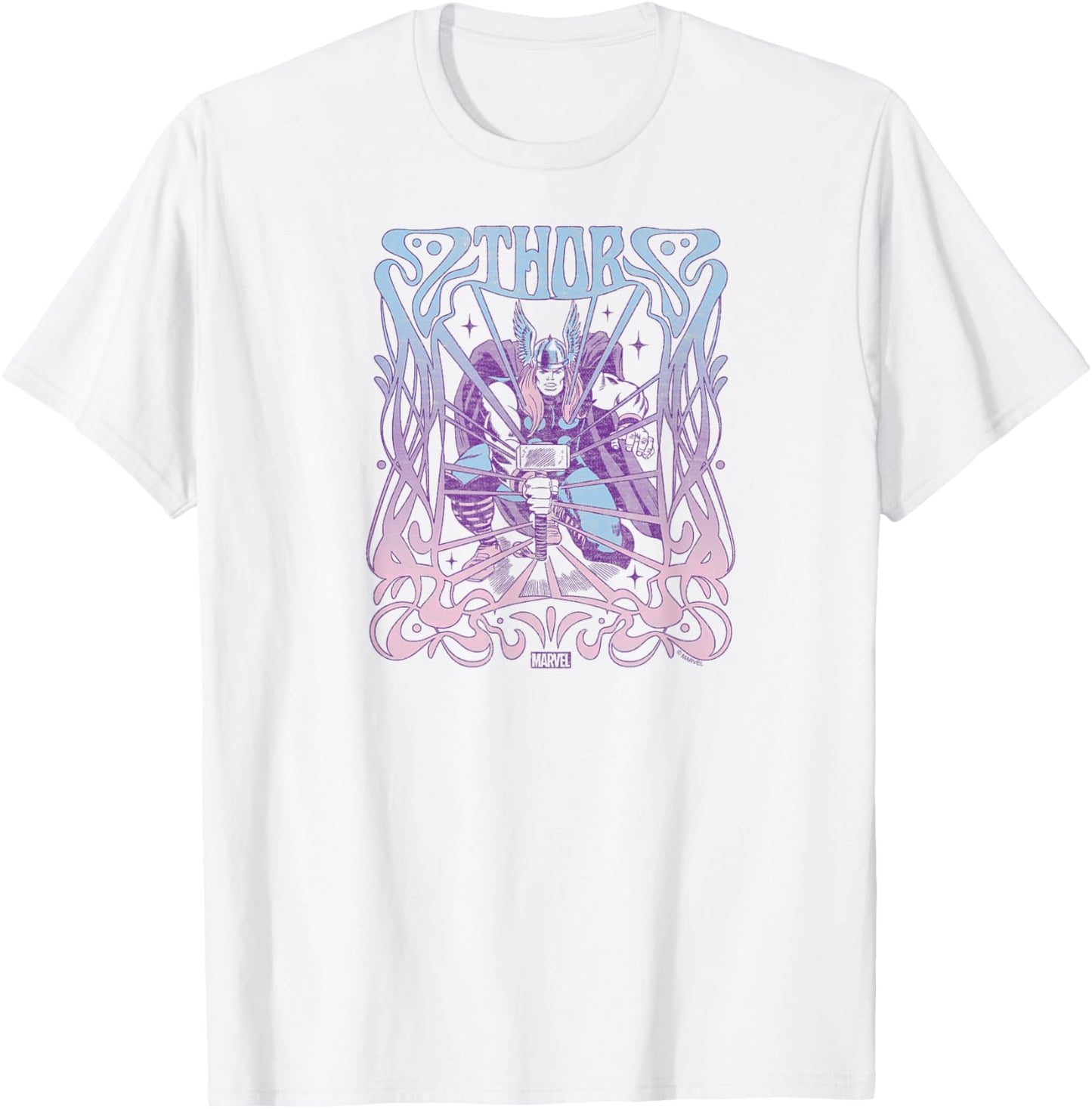 Thor - Art Nouveau T-Shirt - T-Shirt | White