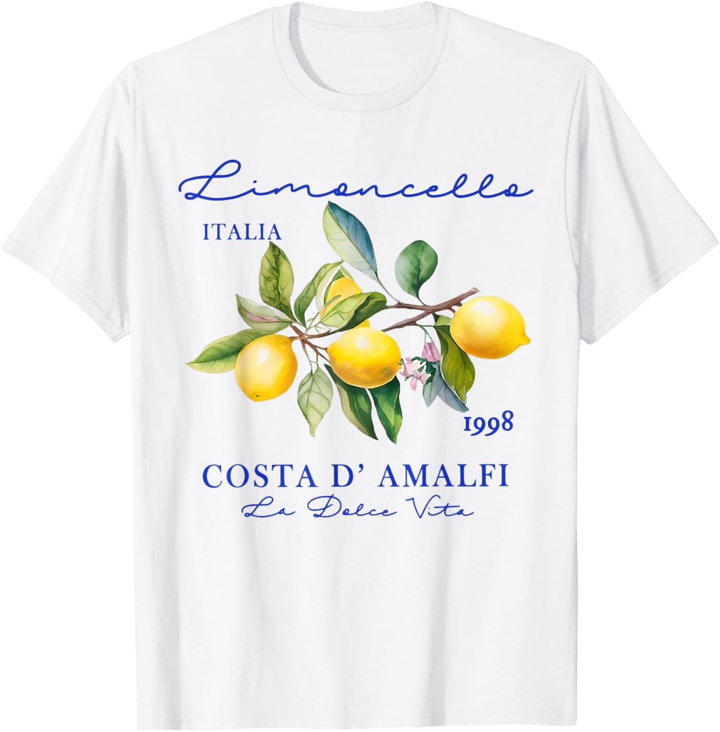 Limoncello Lemon Italy Summer Fruit Festival Women Men T-Shirt - T-Shirt | White