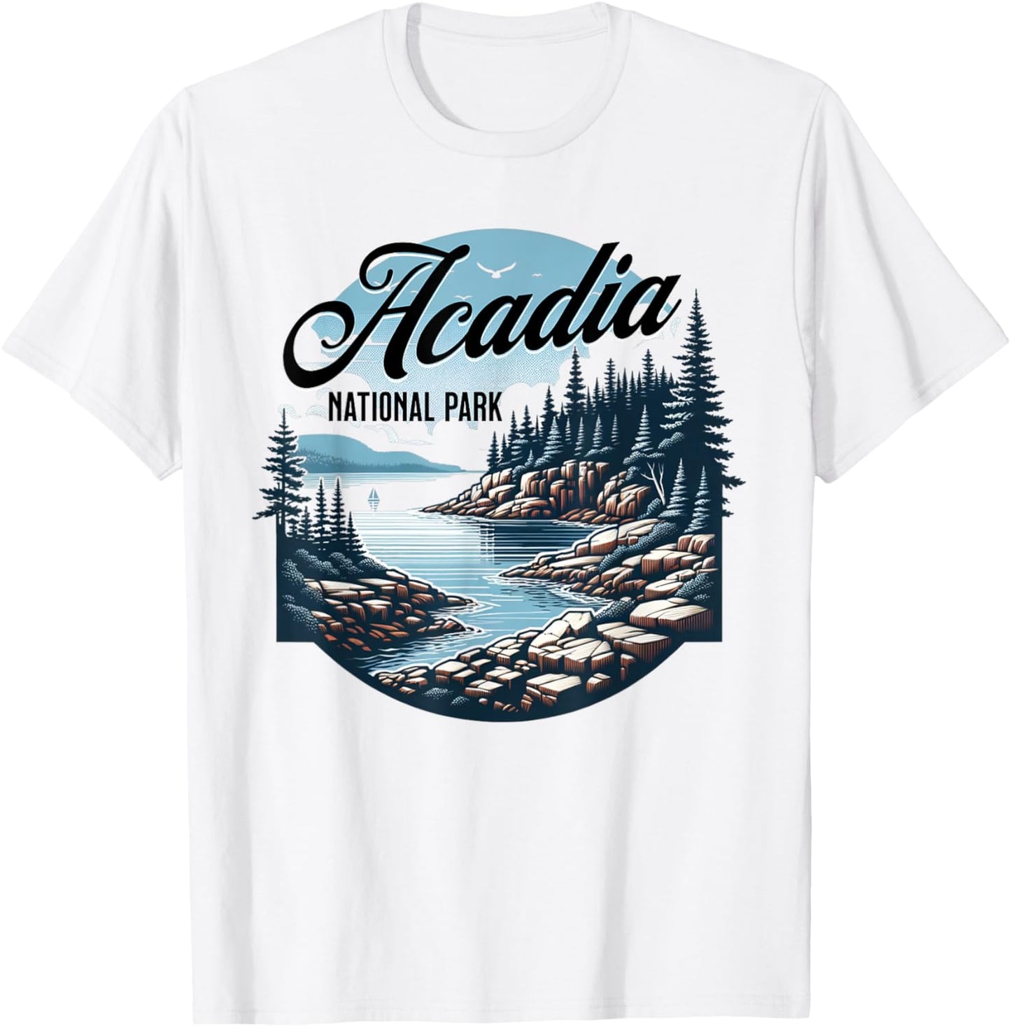 Acadia National Park T-Shirt - T-Shirt | White