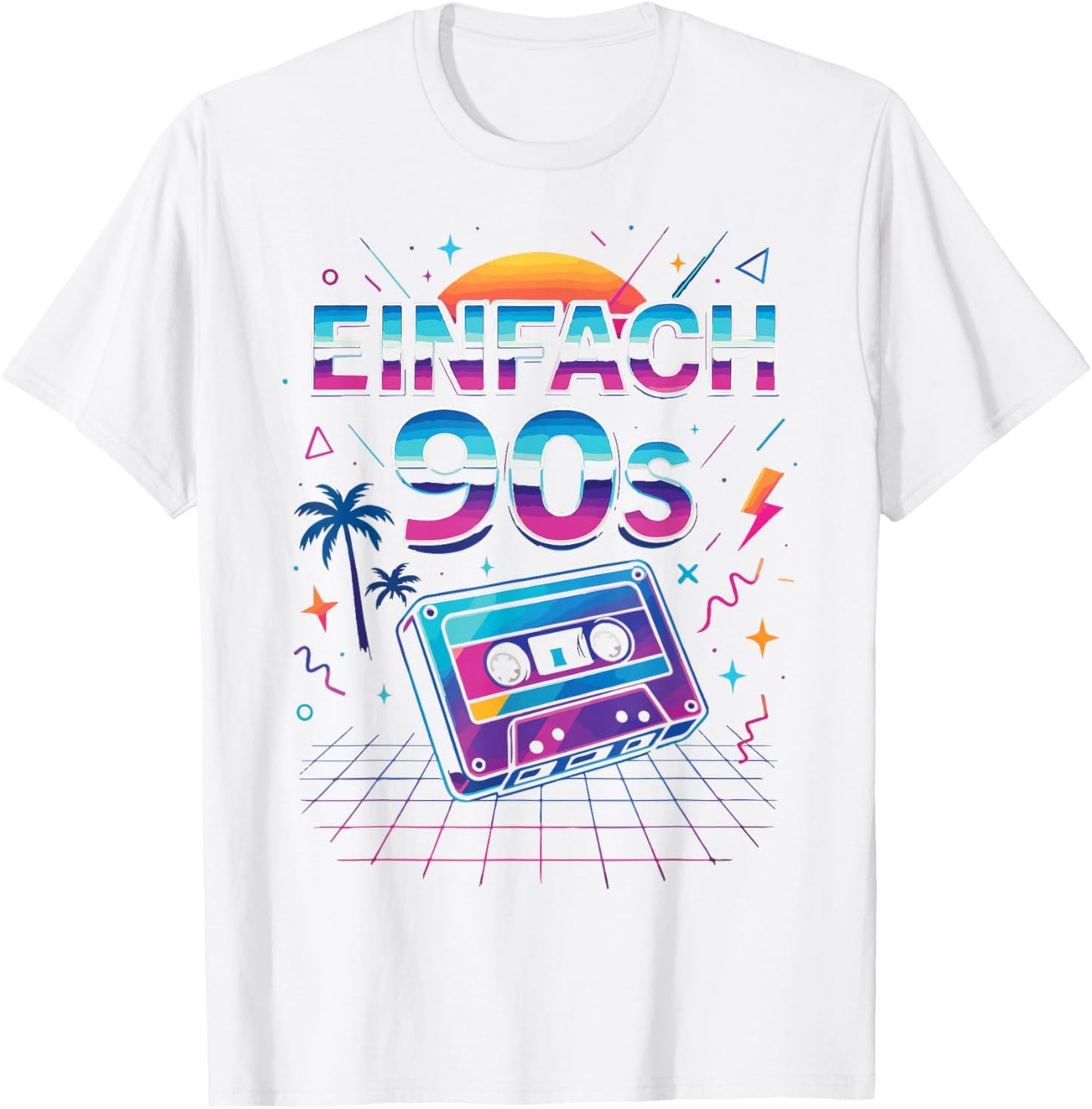 Einfach 90s 90er Mottoparty Geschenk Retro Deko Accessoires T-Shirt - T-Shirt | White