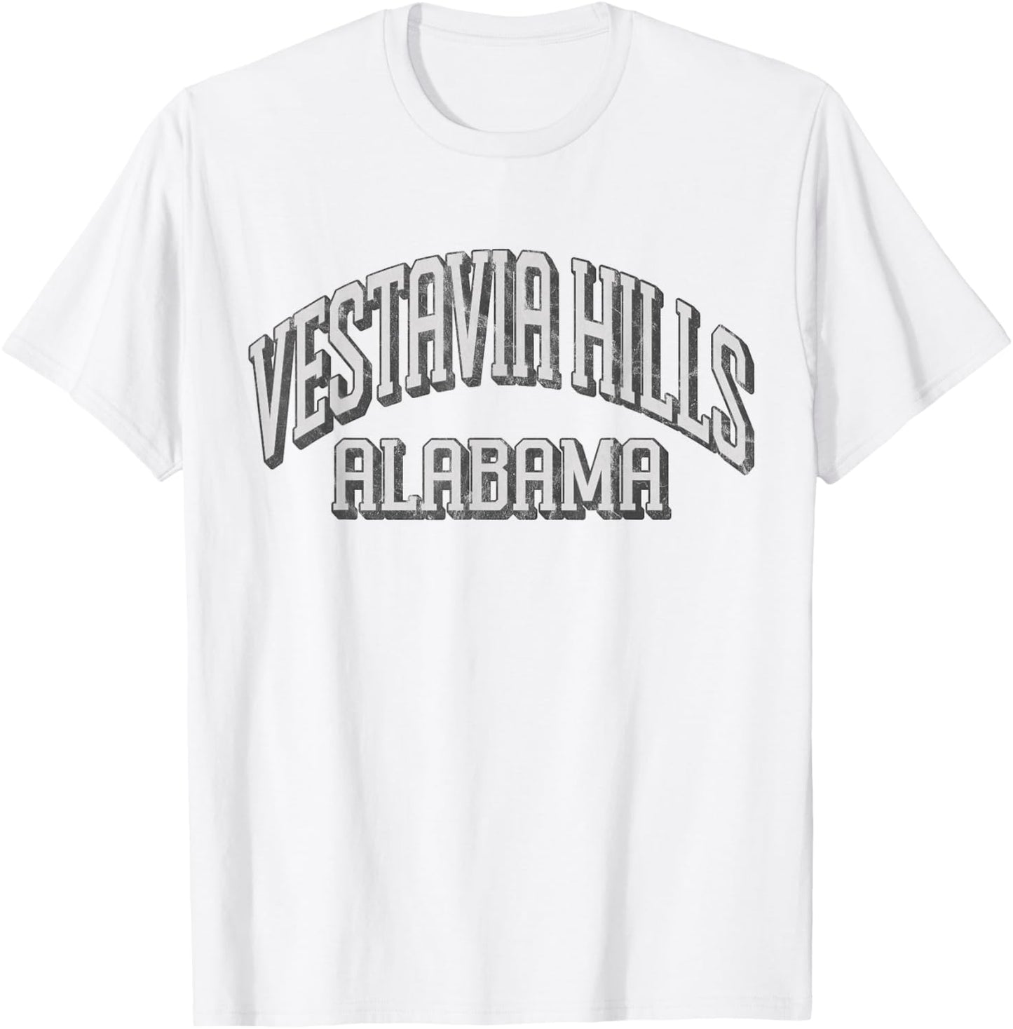 Vintage Vestavia Hills Alabama AL Retro City T-Shirt - T-Shirt | White