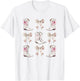 Cowgirl Pink toile coquette bows T-Shirt - T-Shirt | White