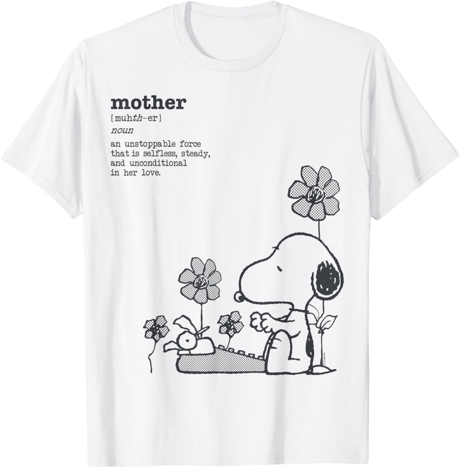 Snoopy - Definition of Mother T-Shirt - T-Shirt | White