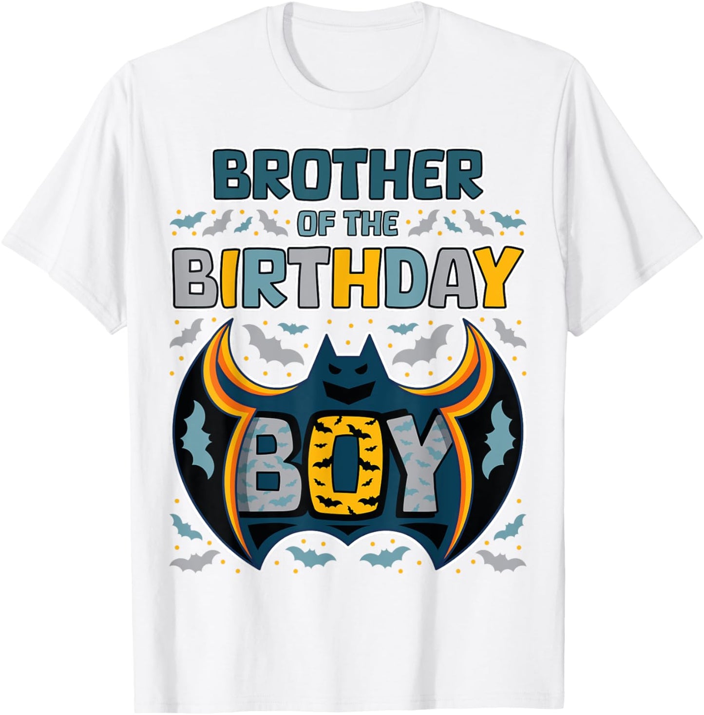 Brother of the Birthday Boy Family Party Kids Boys Matching T-Shirt - T-Shirt | White