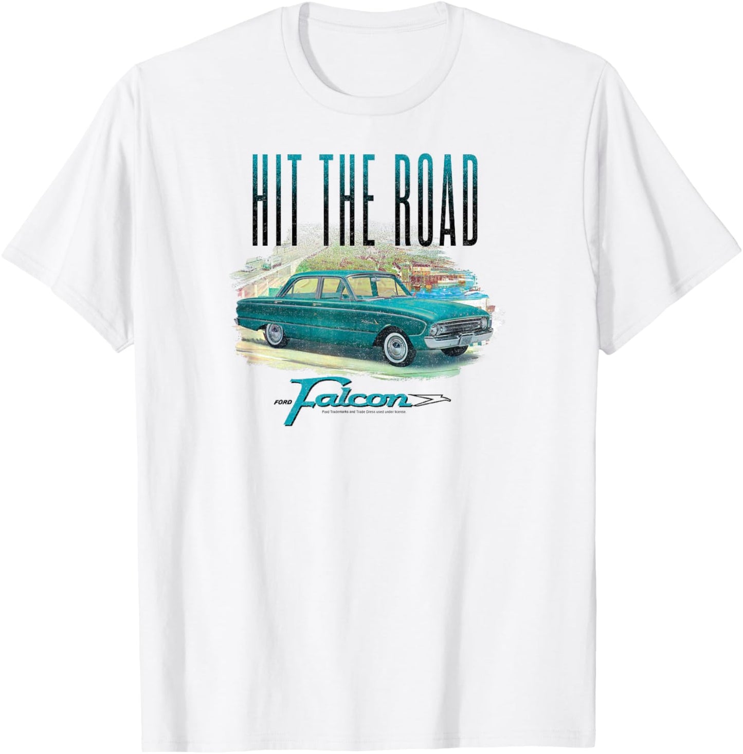 Ford - Hit The Road Falcon T-Shirt - T-Shirt | White