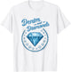 Denim and Diamonds Western Cowgirl Glam Style Men T-Shirt - T-Shirt | White