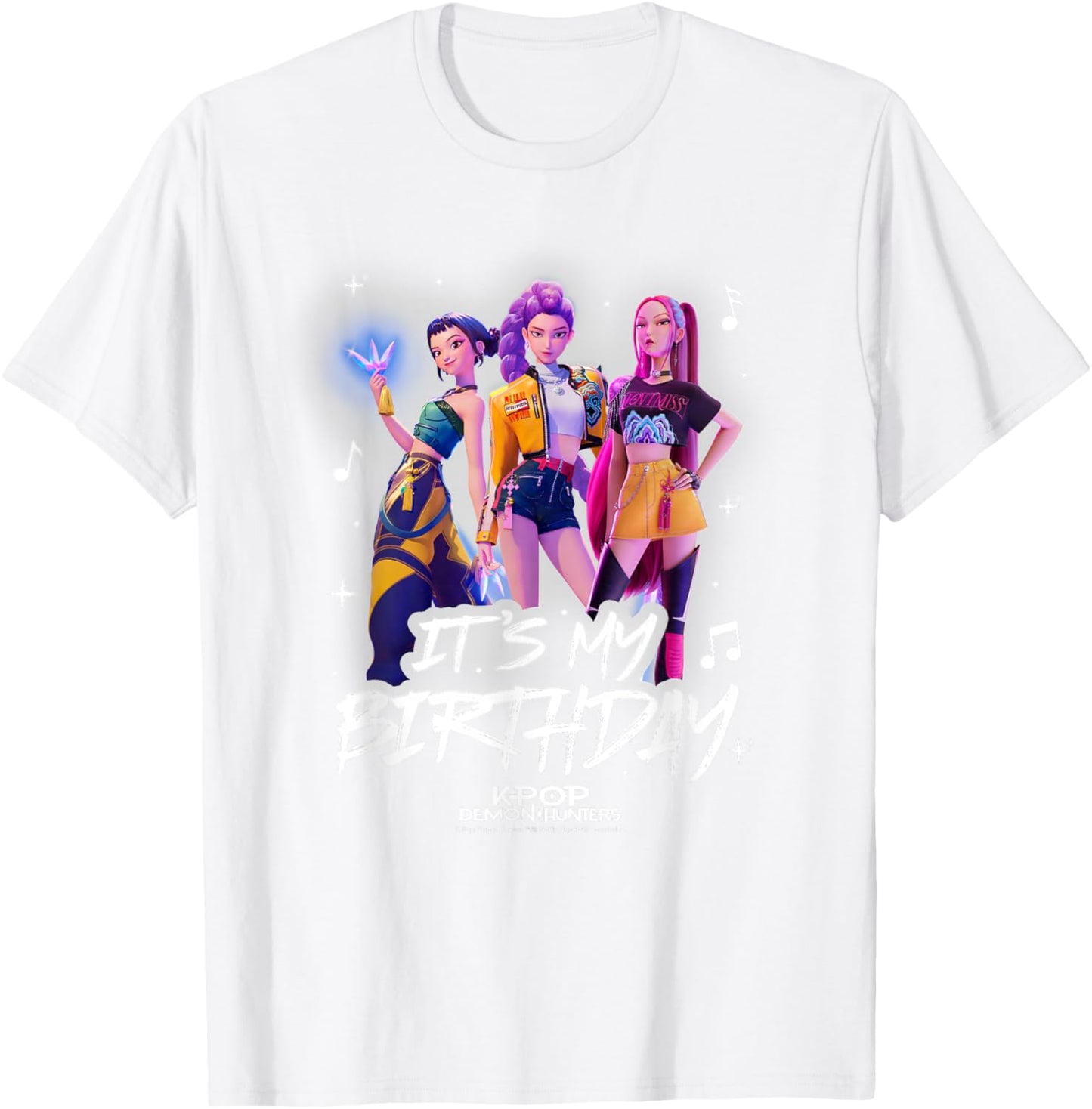 KPop Demon Hunters My Birthday Officially Licensed T-Shirt - T-Shirt | White