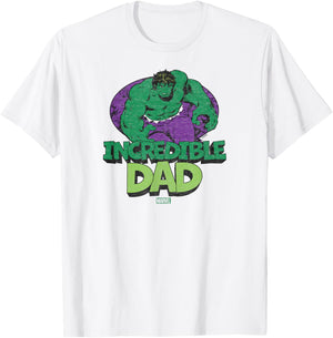 Hulk - Incredible Dad Father's Day T-Shirt - T-Shirt | White