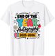 Autographes de Fin d'année du dernier Jour d'école 2025-2026 T-Shirt - T-Shirt | White