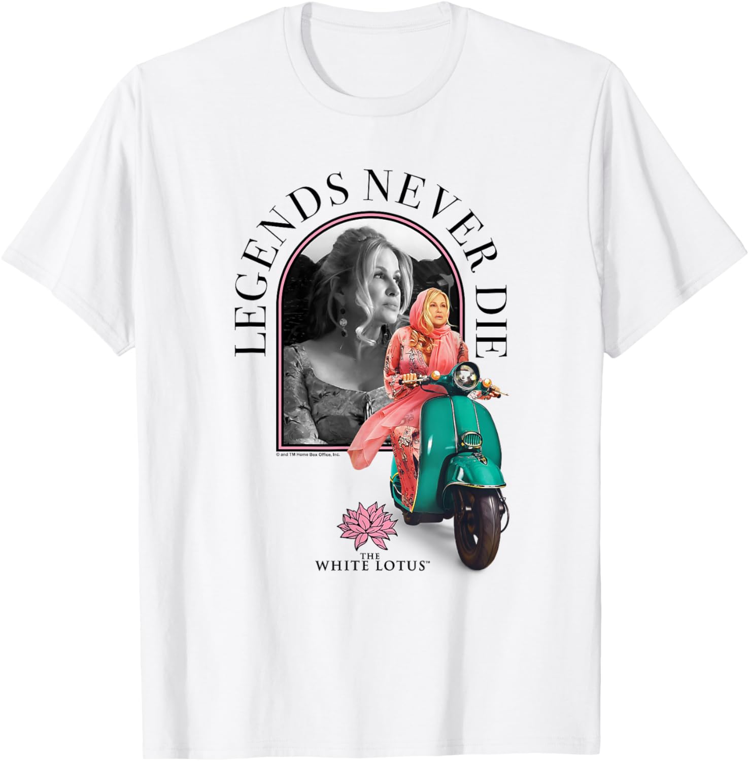 The White Lotus HBO Original Series Legends Never Die T-Shirt - T-Shirt | White