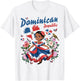 Dominican Republic Flag Outfit Idea for Girls Dominicana T-Shirt - T-Shirt | White