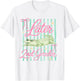 Striped Last Day of School Later 2nd Grader Gator Alligator T-Shirt - T-Shirt | White