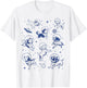 Dogs in Space Retro T-Shirt - T-Shirt | White