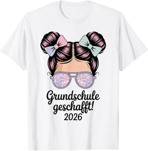 Abschluss Grundschule 2026 Grundschule Abschied Abgänger T-Shirt - T-Shirt | White