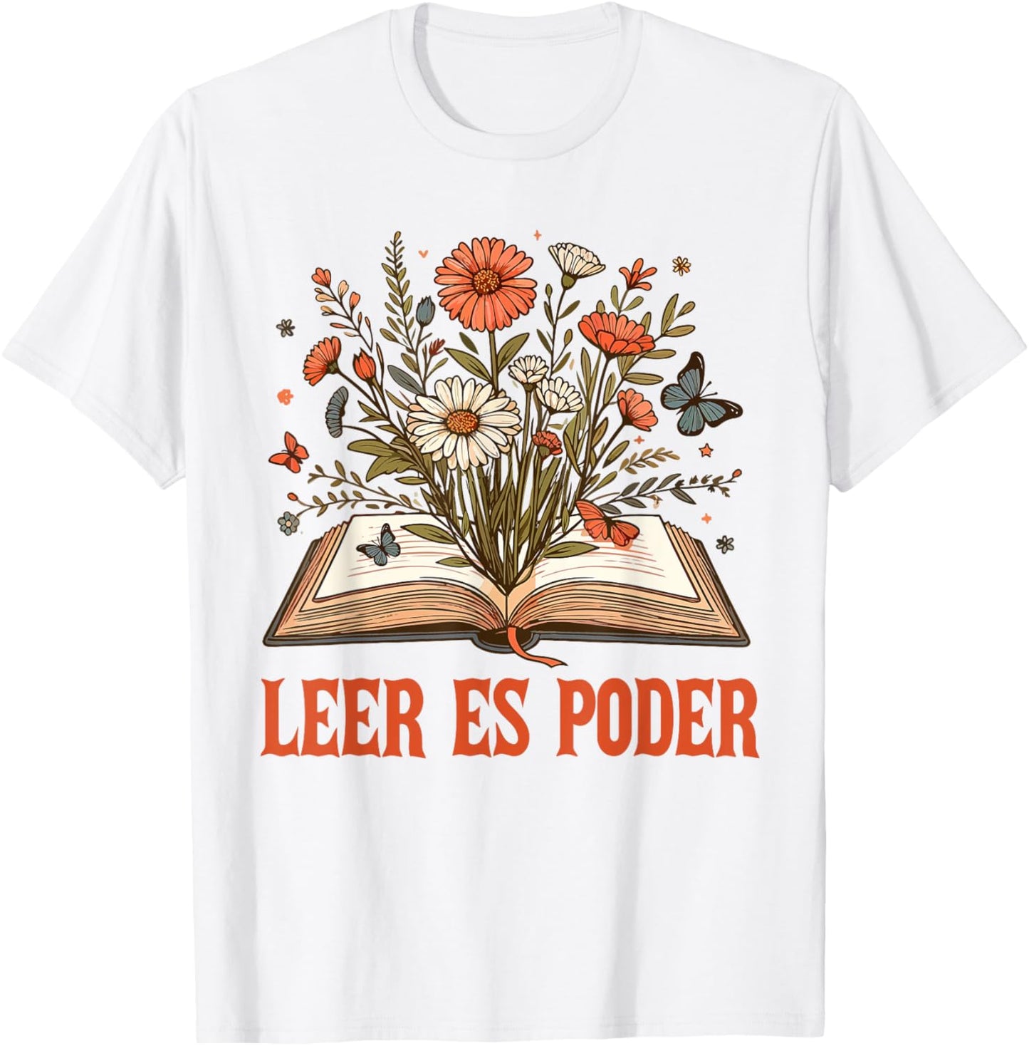Reading Book Lover Bookish Homeschool Mom Leer Es Poder T-Shirt - T-Shirt | White