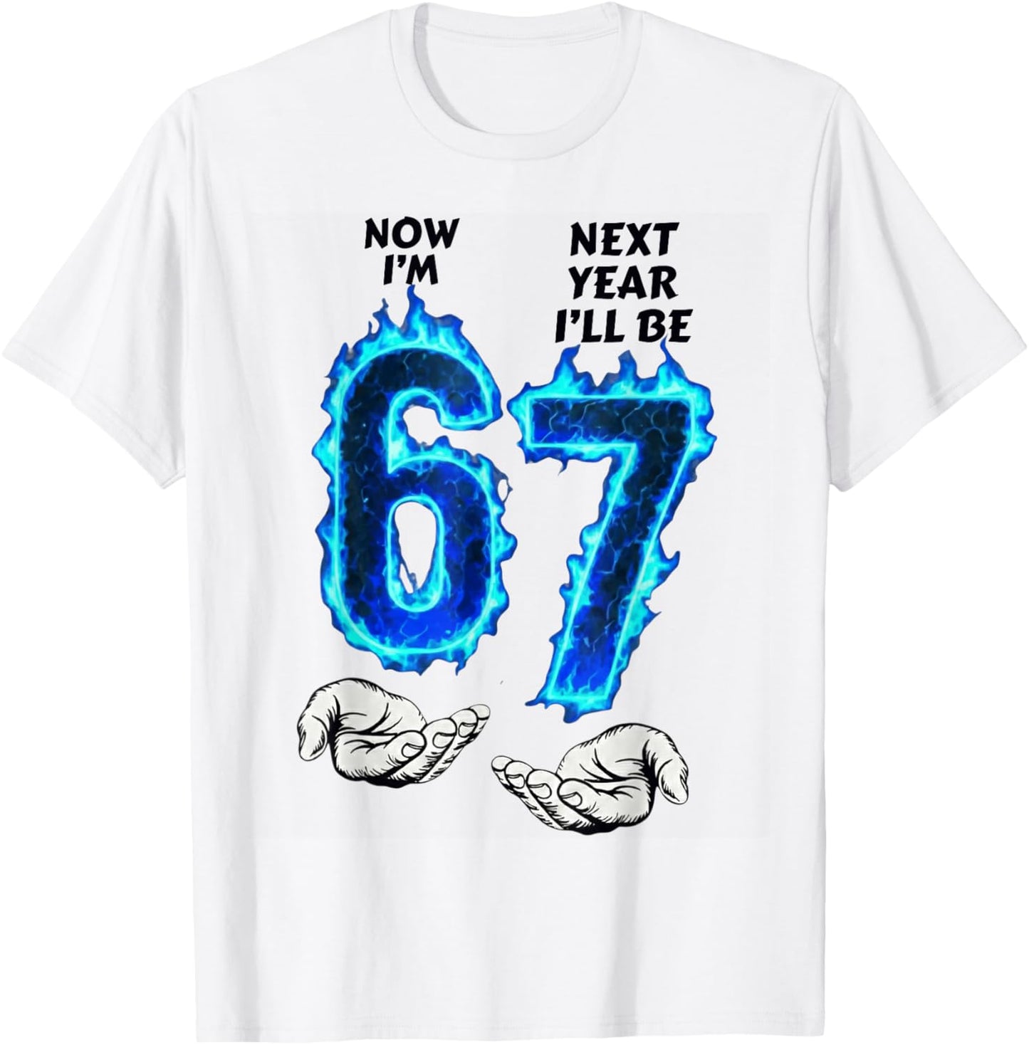 6th Birthday Boys Girls 6 7 Now I'm 6 Next Year I'll be 7 T-Shirt - T-Shirt | White
