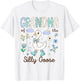 Grandma of The Silly Goose 1st Birthday Party Toddler Girls T-Shirt - T-Shirt | White
