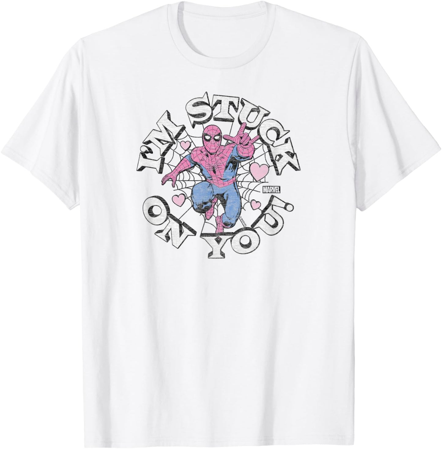 Spider-Man - I'm Stuck On You Valentine's Day T-Shirt - T-Shirt | White