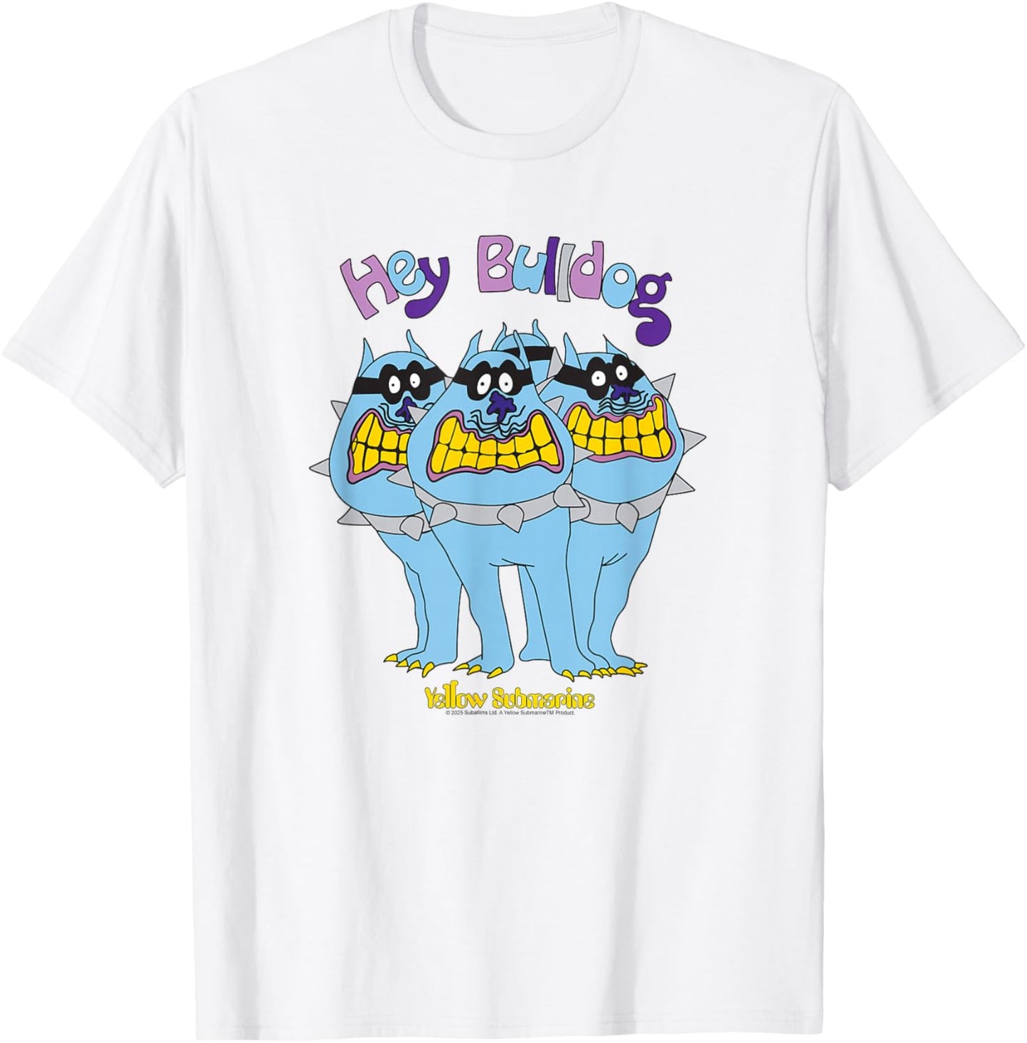 The Beatles Yellow Submarine Hey Bulldog T-Shirt - T-Shirt | White