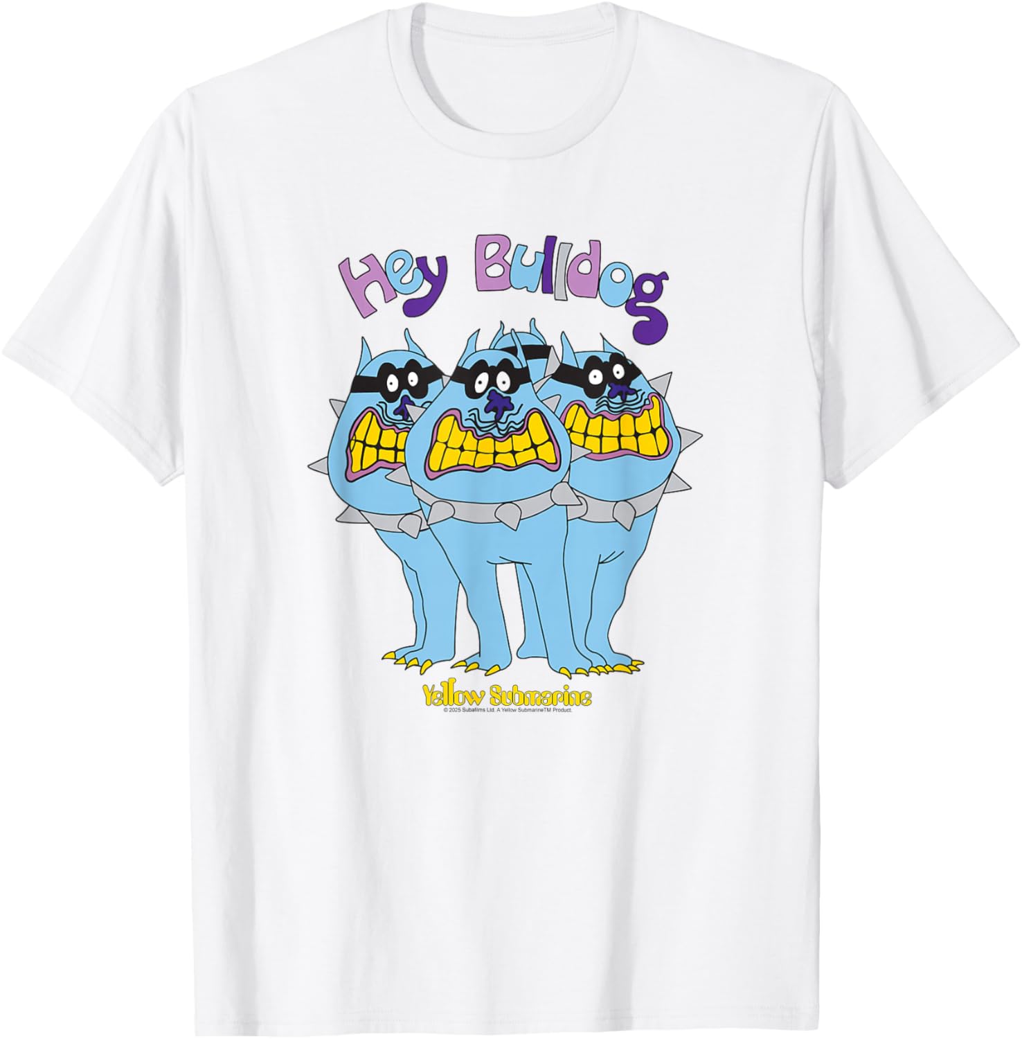 The Beatles Yellow Submarine Hey Bulldog T-Shirt - T-Shirt | White