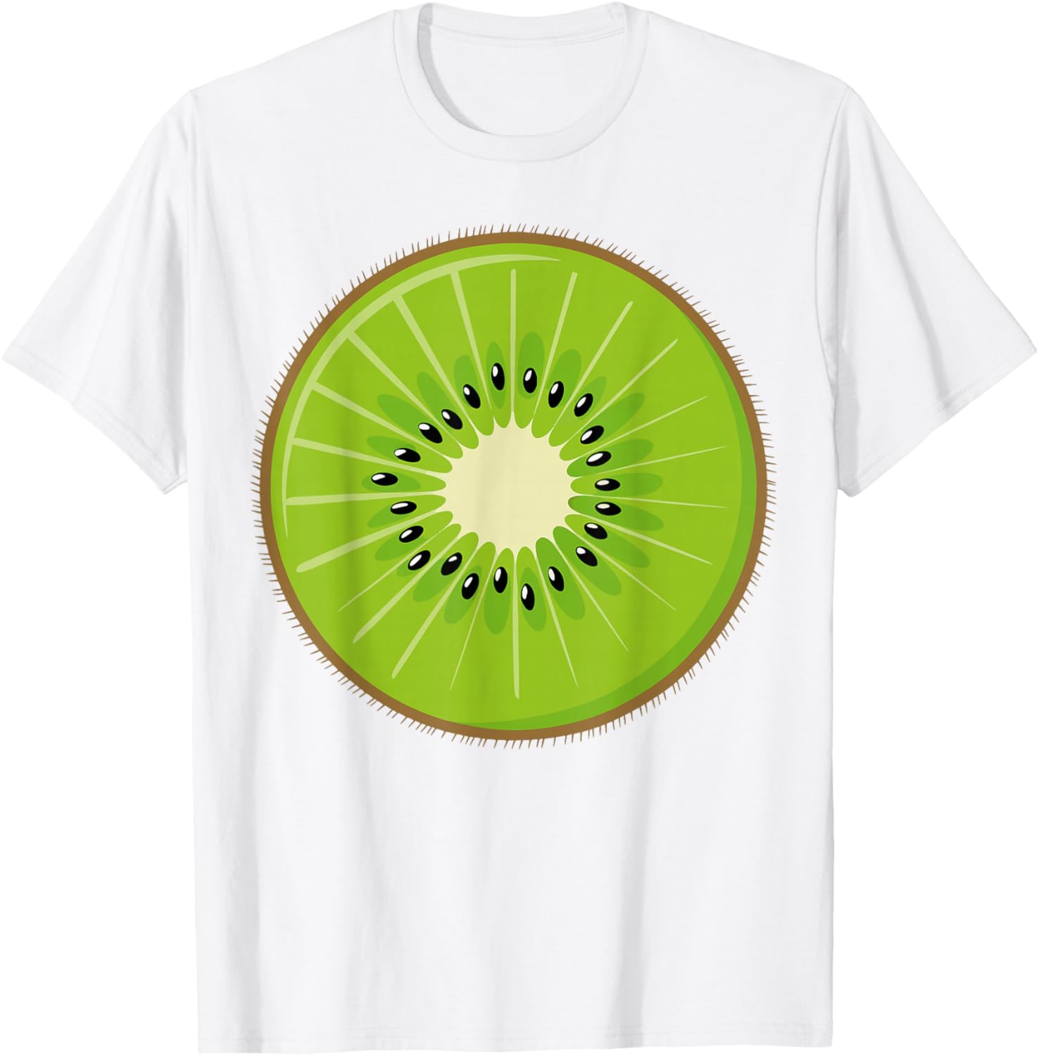 Kiwi Shirt Adult Men Women Children Fruit Green Kiwi Costume T-Shirt - T-Shirt | White