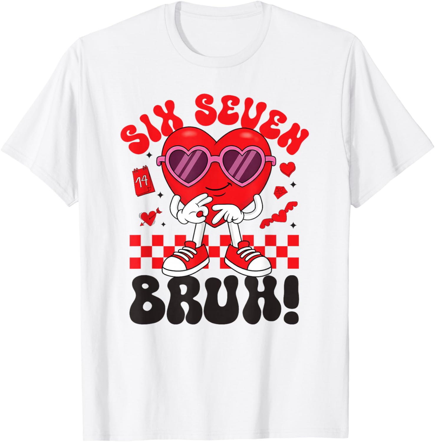 67 Six Seven 6-7 Sweet Italian Brainrot Kids Meme Shirt T-Shirt - T-Shirt | White