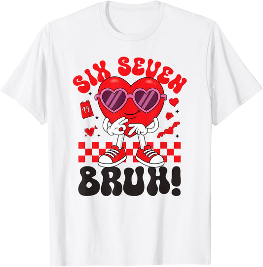 67 Six Seven 6-7 Sweet Italian Brainrot Kids Meme Shirt T-Shirt - T-Shirt | White