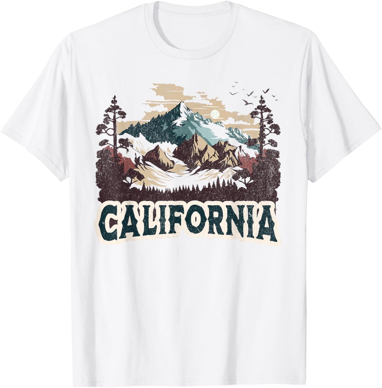California T-Shirt - T-Shirt | White