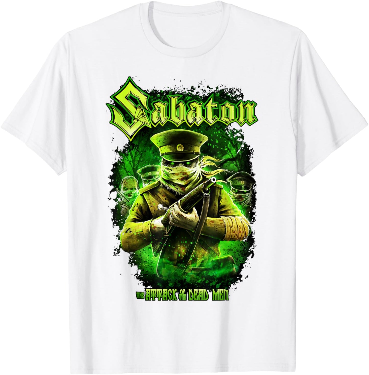 Attack of the Dead Men T-Shirt - T-Shirt | White