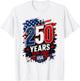 250 Years 1776 2026 USA 250th Anniversary 4th of July T-Shirt - T-Shirt | White