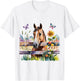 Süßes Pferde Motiv für Mädchen Stall und Reiten T-Shirt - T-Shirt | White