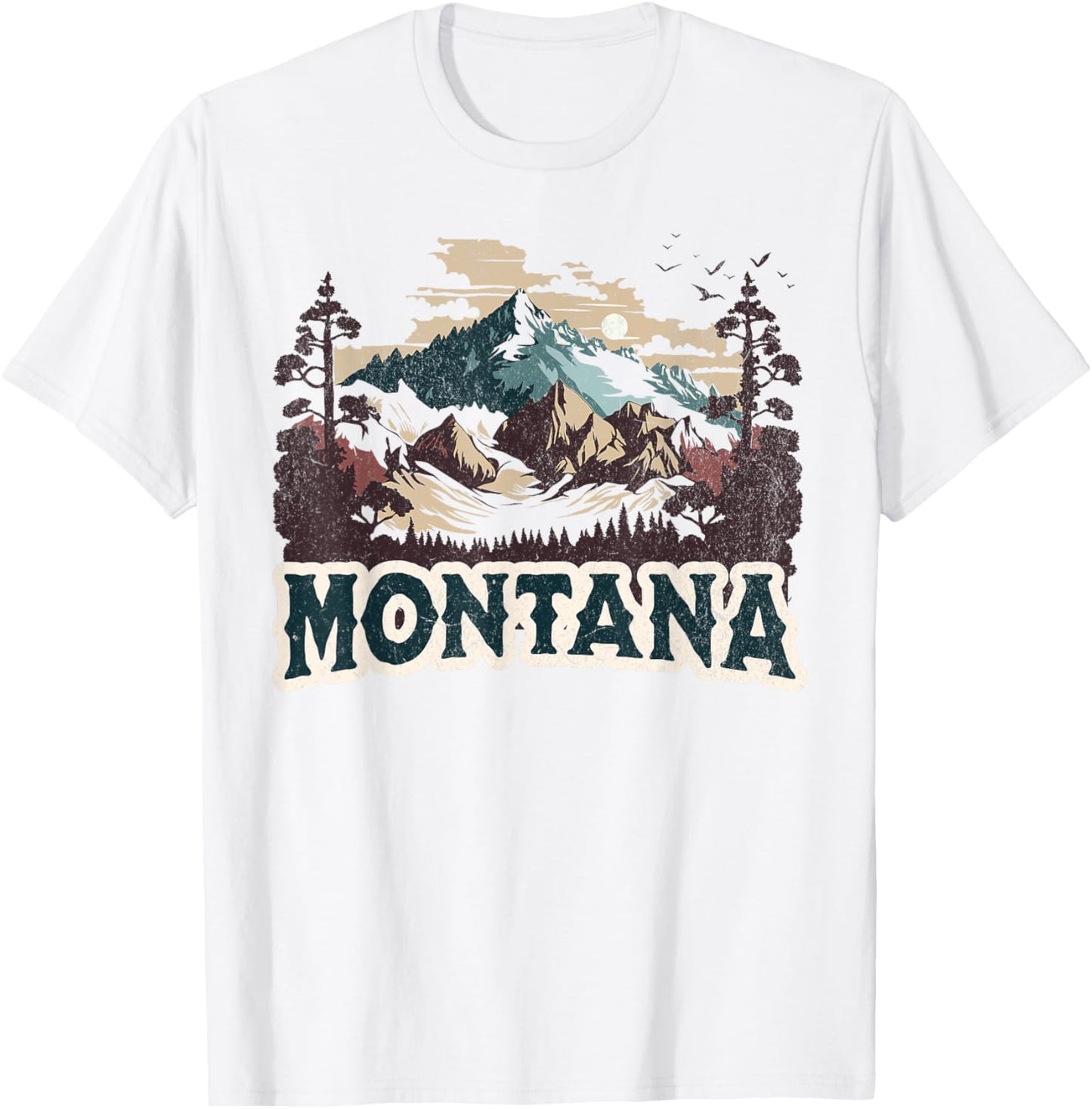 Montana T-Shirt - T-Shirt | White