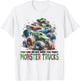 You Can Never Have Too Many Monster Trucks Boys Big Trucks T-Shirt - T-Shirt | White