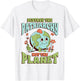 Destroy The Patriarchy Not The Planet Feminist T-Shirt - T-Shirt | White