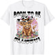 Scottish Highland Cow Born to be Fluffy! T-Shirt - T-Shirt | White