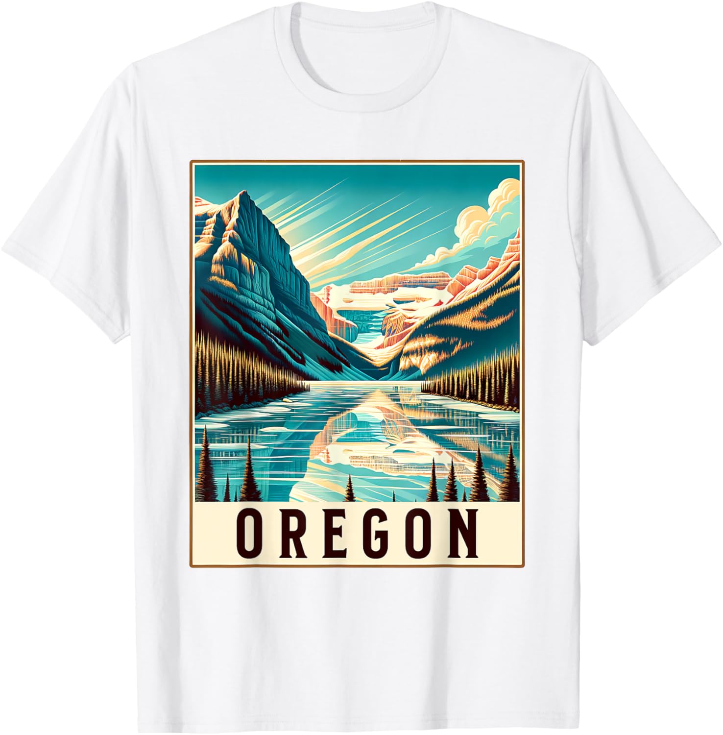 Oregon T-Shirt - T-Shirt | White