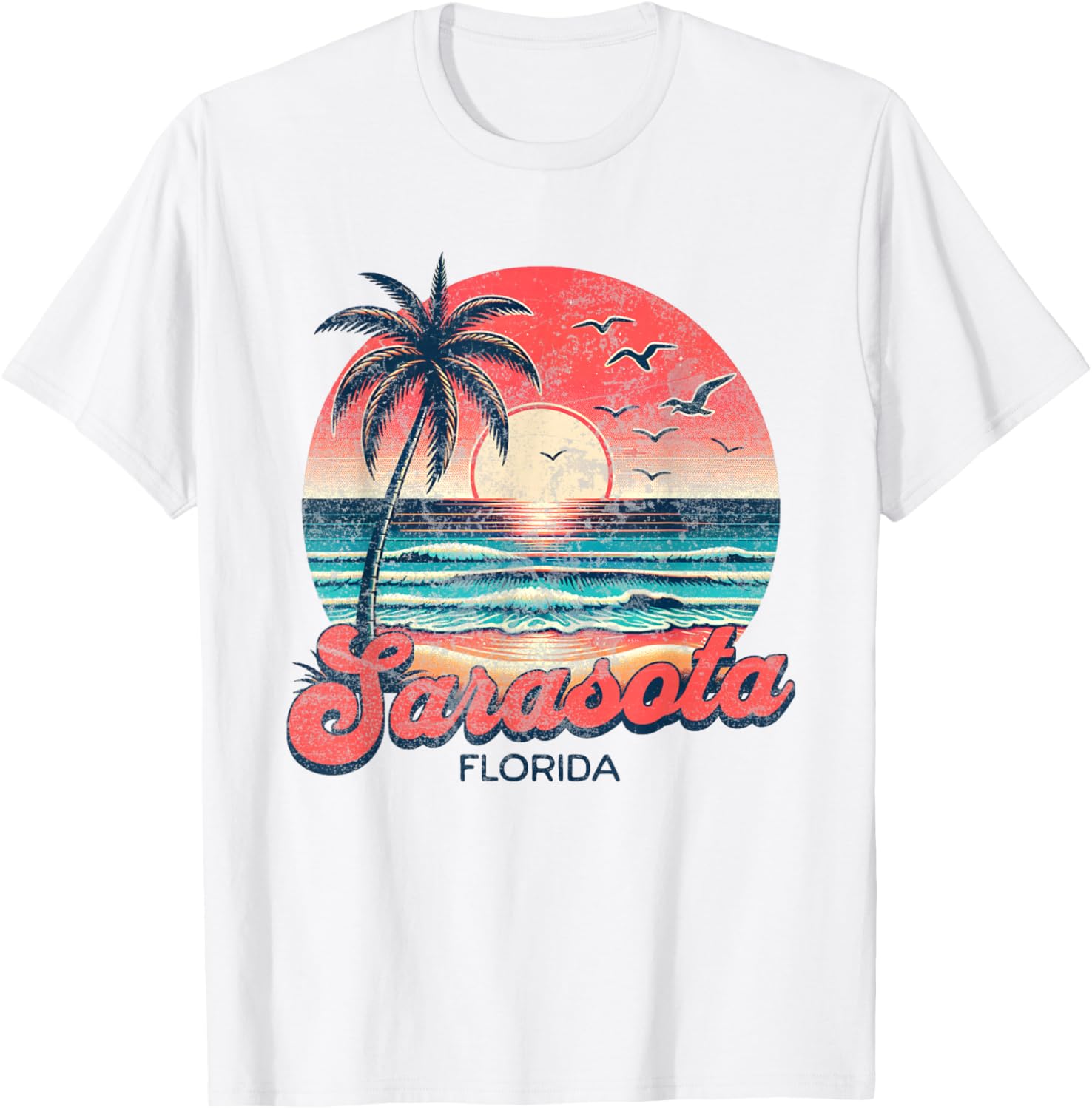Sarasota T-Shirt - T-Shirt | White