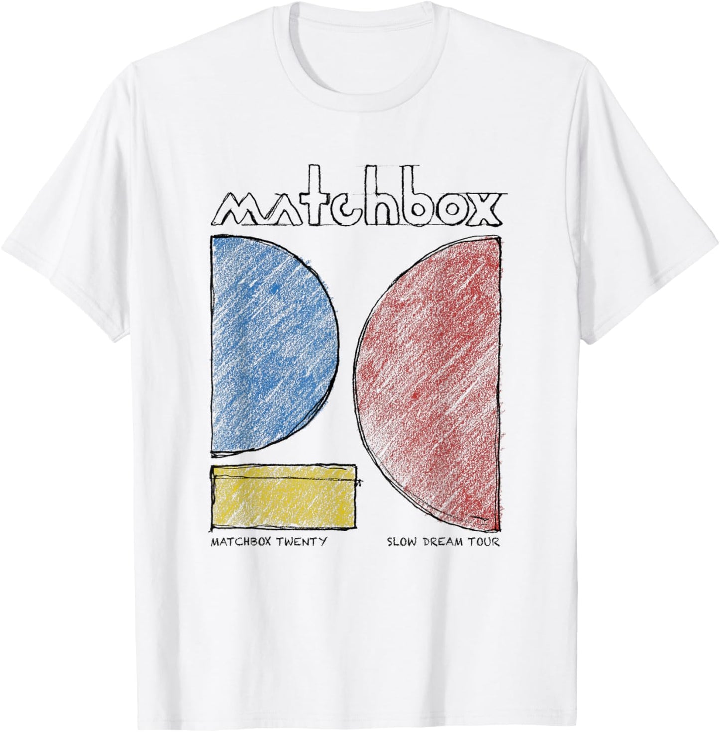 Matchbox Twenty Geometry T-Shirt - T-Shirt | White