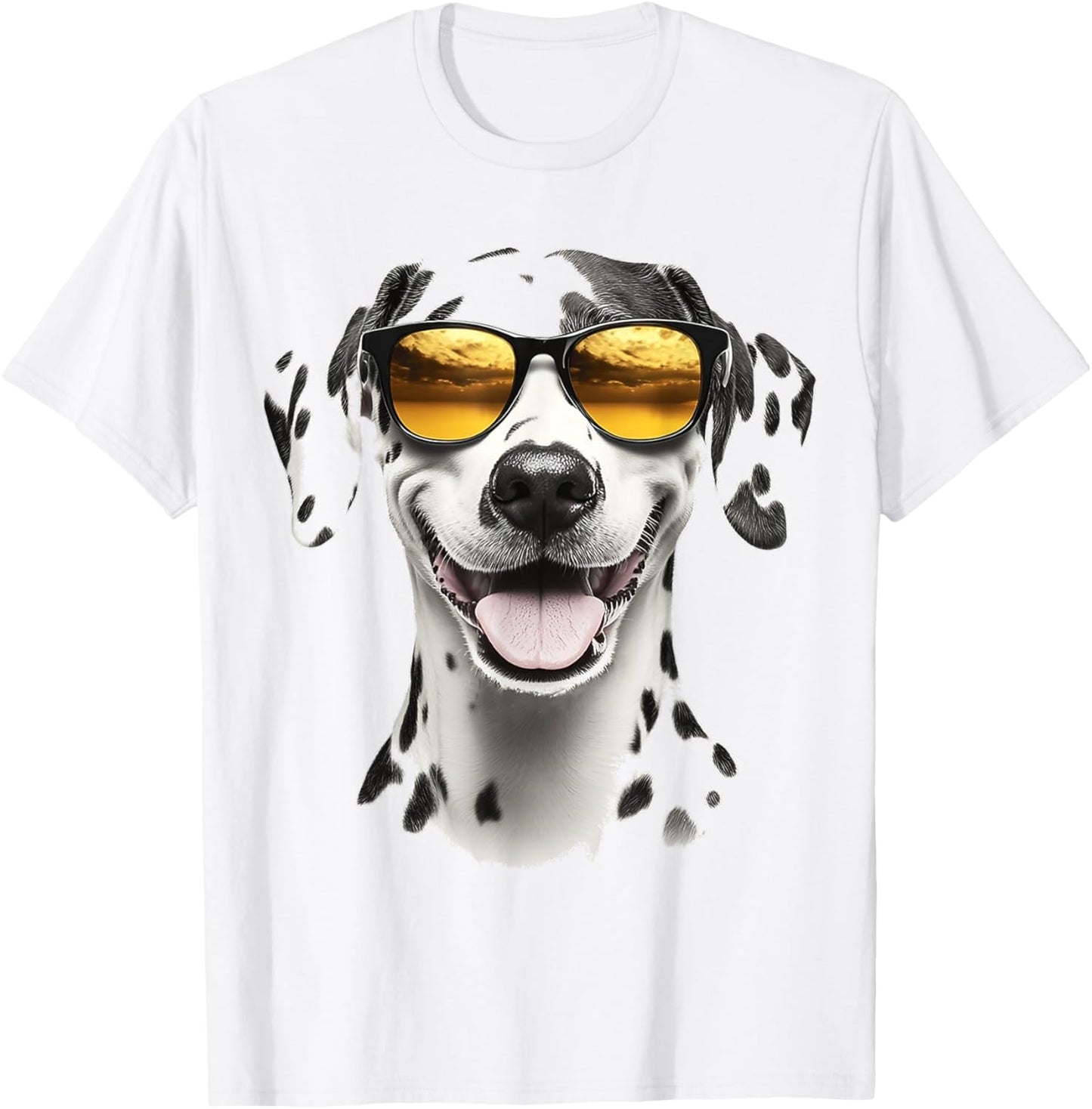 Dalmatian Dog Motif Pet Illustration Dalmatian Men Women Kids T-Shirt - T-Shirt | White