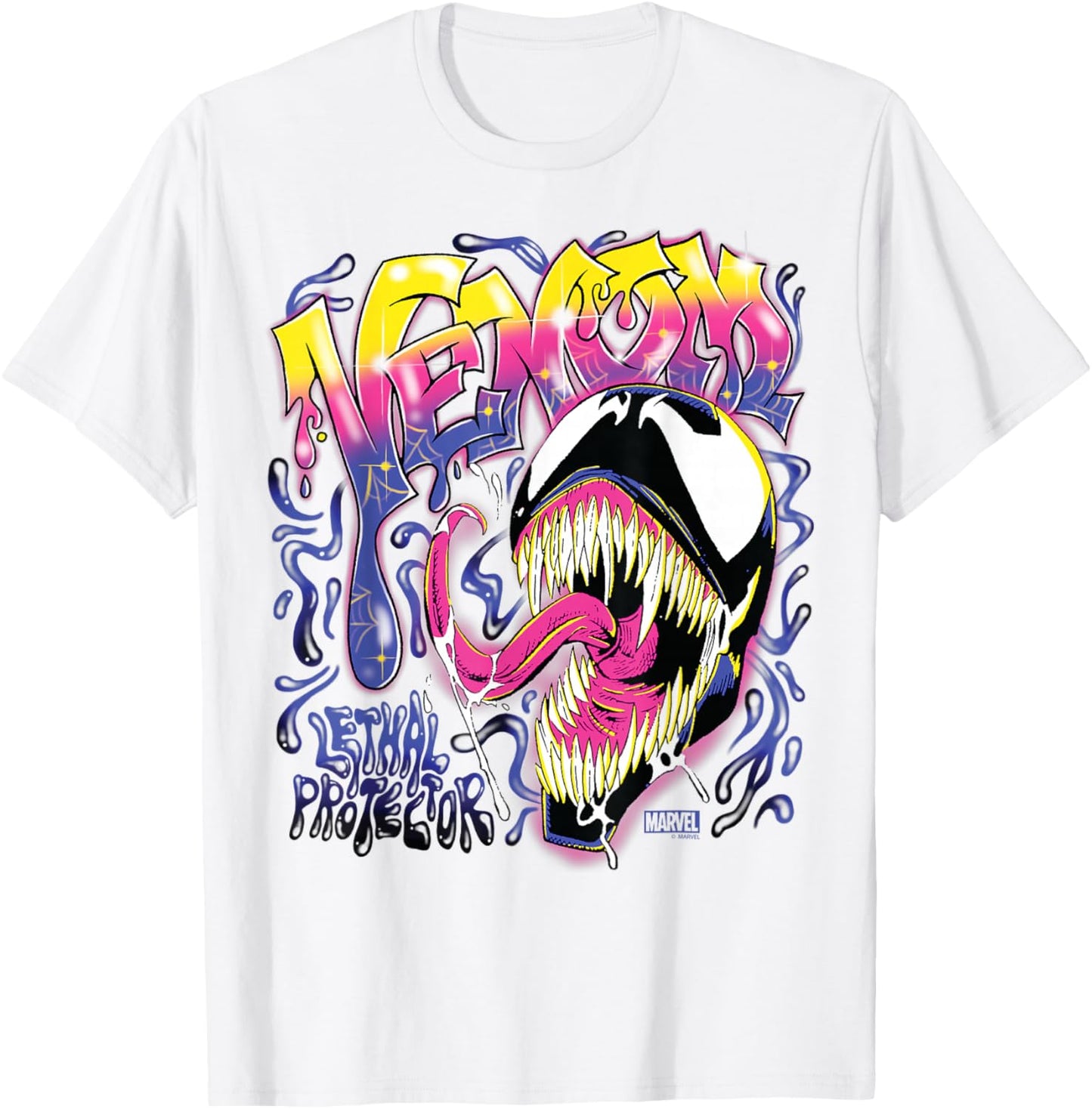 Venom - Spray Paint T-Shirt - T-Shirt | White