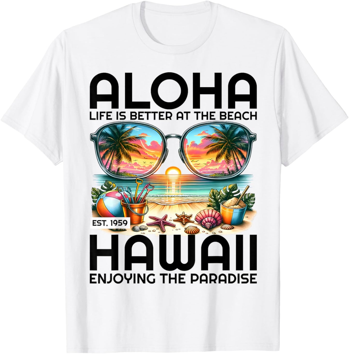 Aloha Hawaii Vintage Oahu Hawaiian Women Surfer Costumes T-Shirt - T-Shirt | White