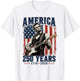 Vintage Abraham Lincoln Abe Lincoln Playing Guitar 250 Years T-Shirt - T-Shirt | White