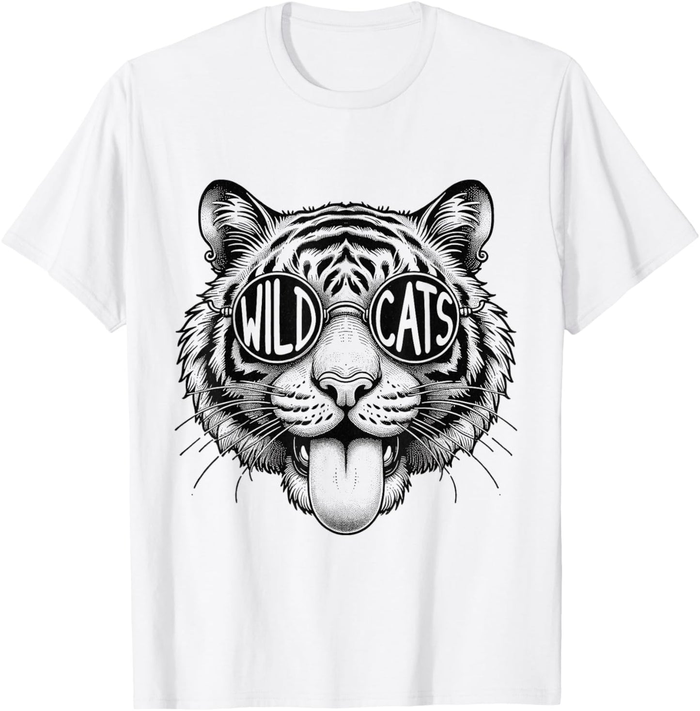 Wildcats School Sports Fan Team Spirit Back To school T-Shirt - T-Shirt | White