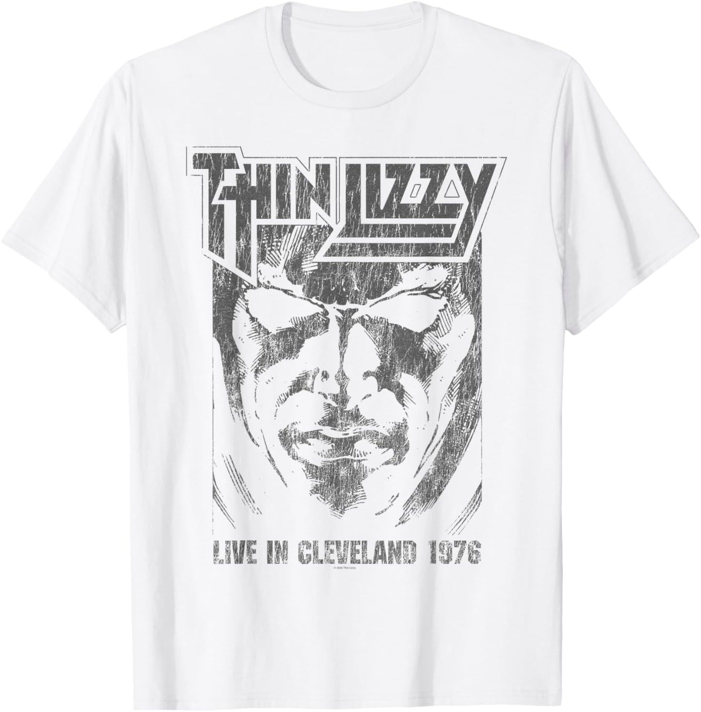 Thin Lizzy Jailbreak Album Cleveland T-Shirt - T-Shirt | White