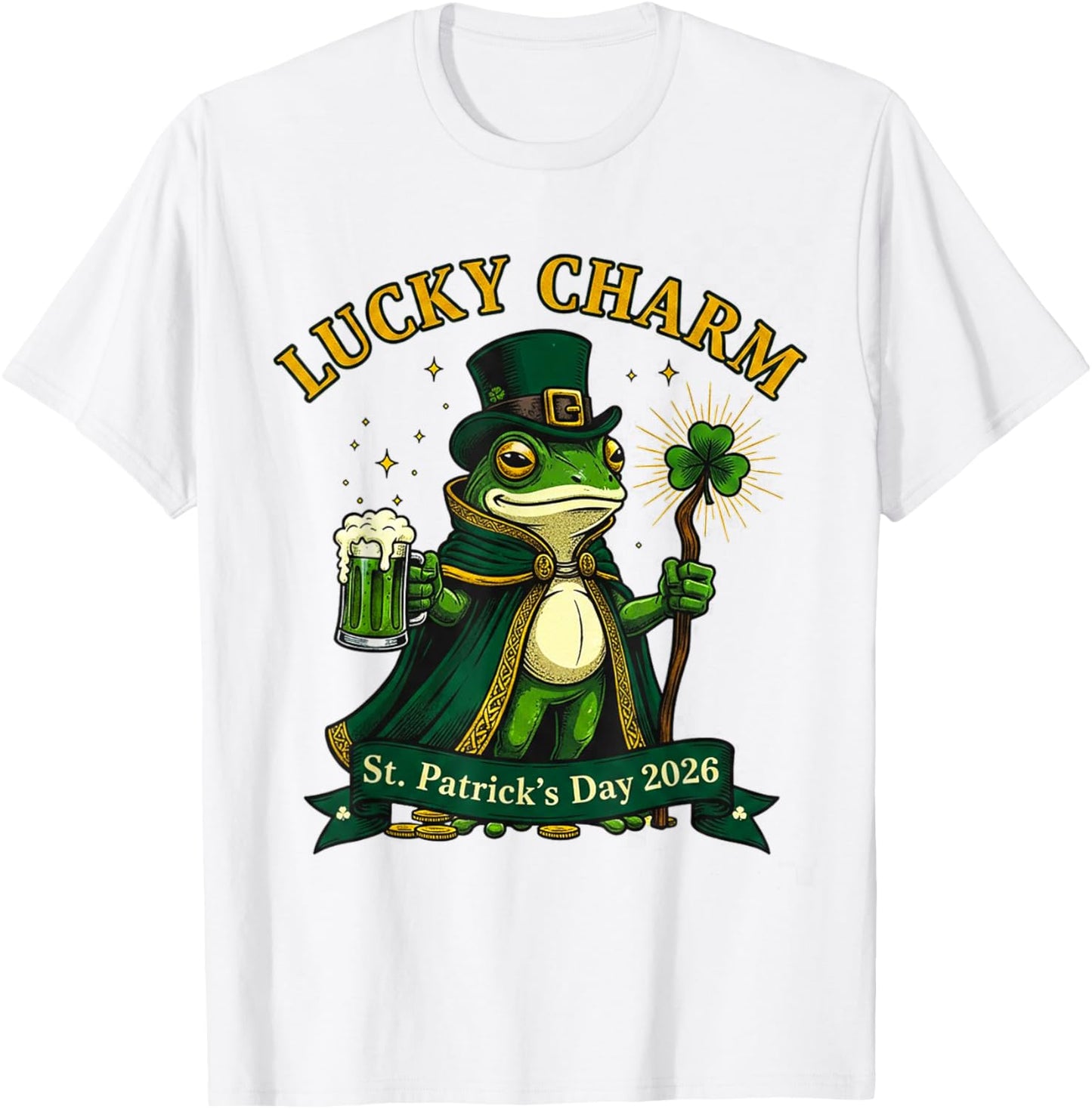 Charm Irish Lucky Charm Irish Girls St Patricks Day T-Shirt - T-Shirt | White
