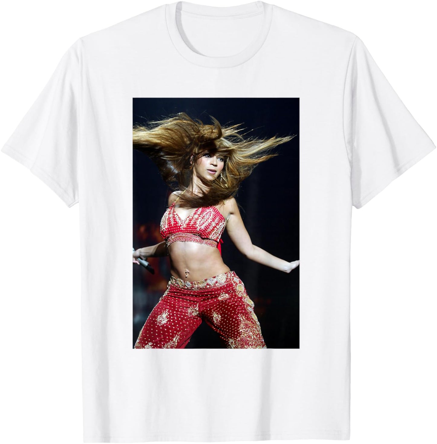Beyonce Knowles Dangerously in Love Tour Solo 2003 T-Shirt - T-Shirt | White