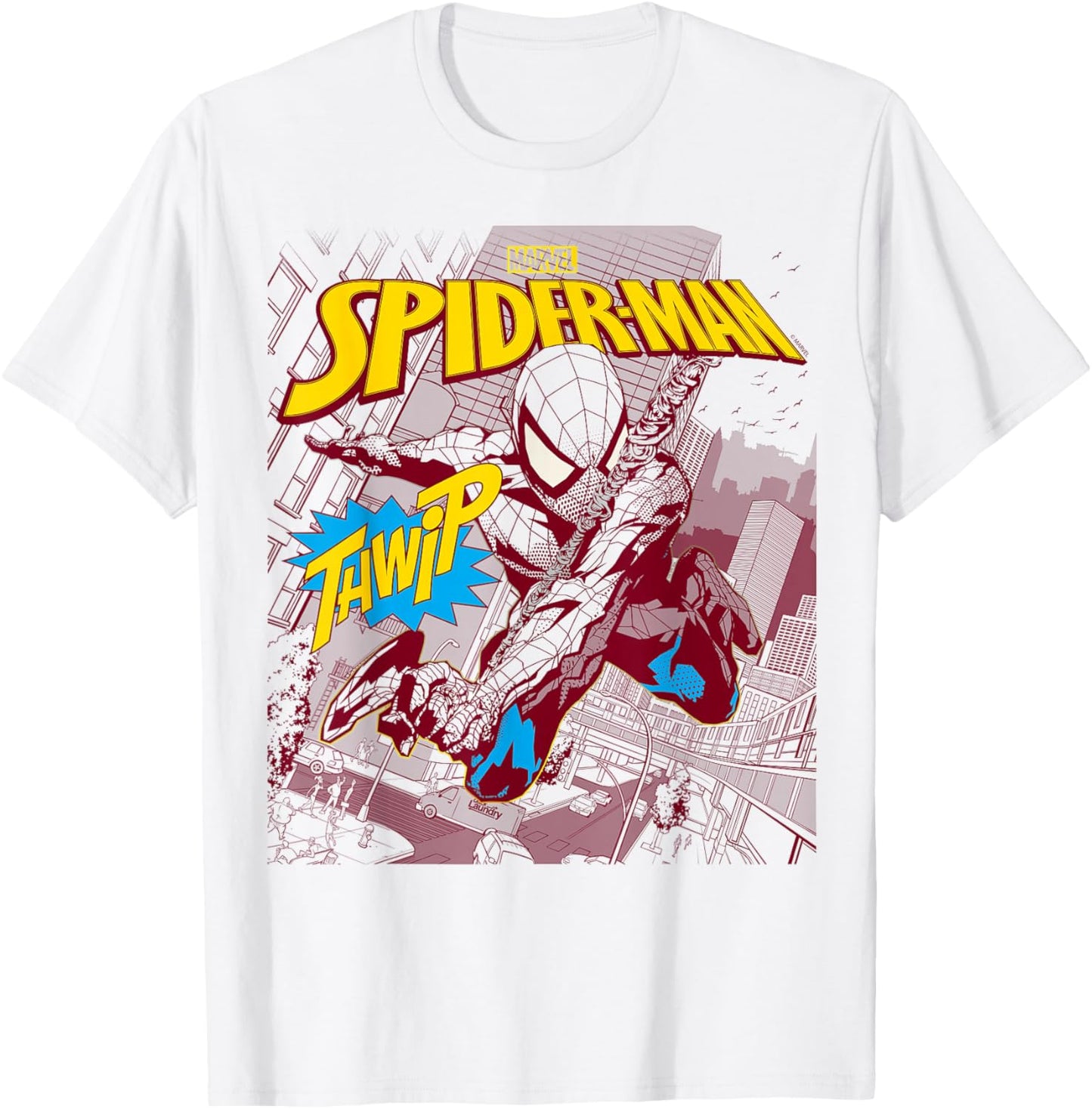 Spider-Man - Thwip Swing T-Shirt - T-Shirt | White