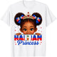 Haitian Princess Haiti Flag Day Melanin Girls Kids Toddlers T-Shirt - T-Shirt | White