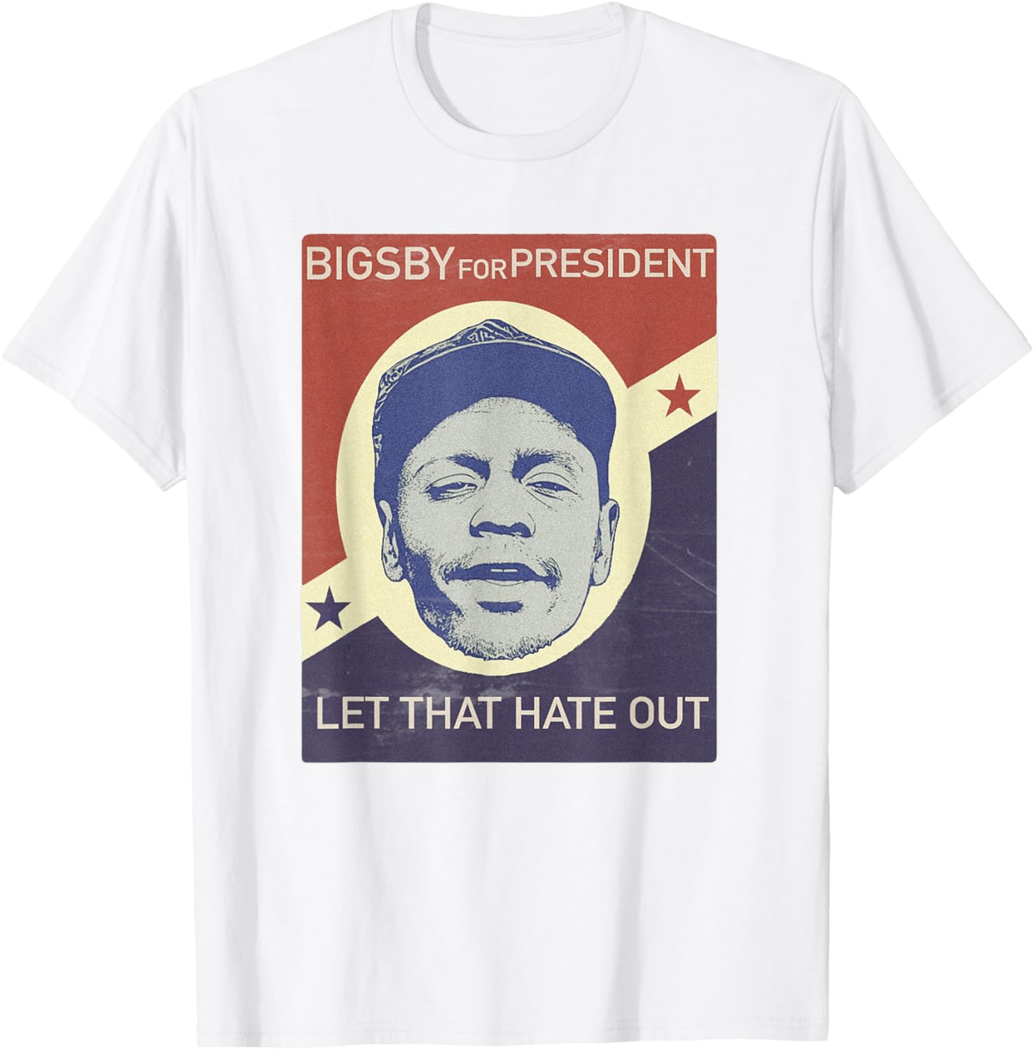 Clayton President Stand up Comic Show Funny Parody T-Shirt - T-Shirt | White